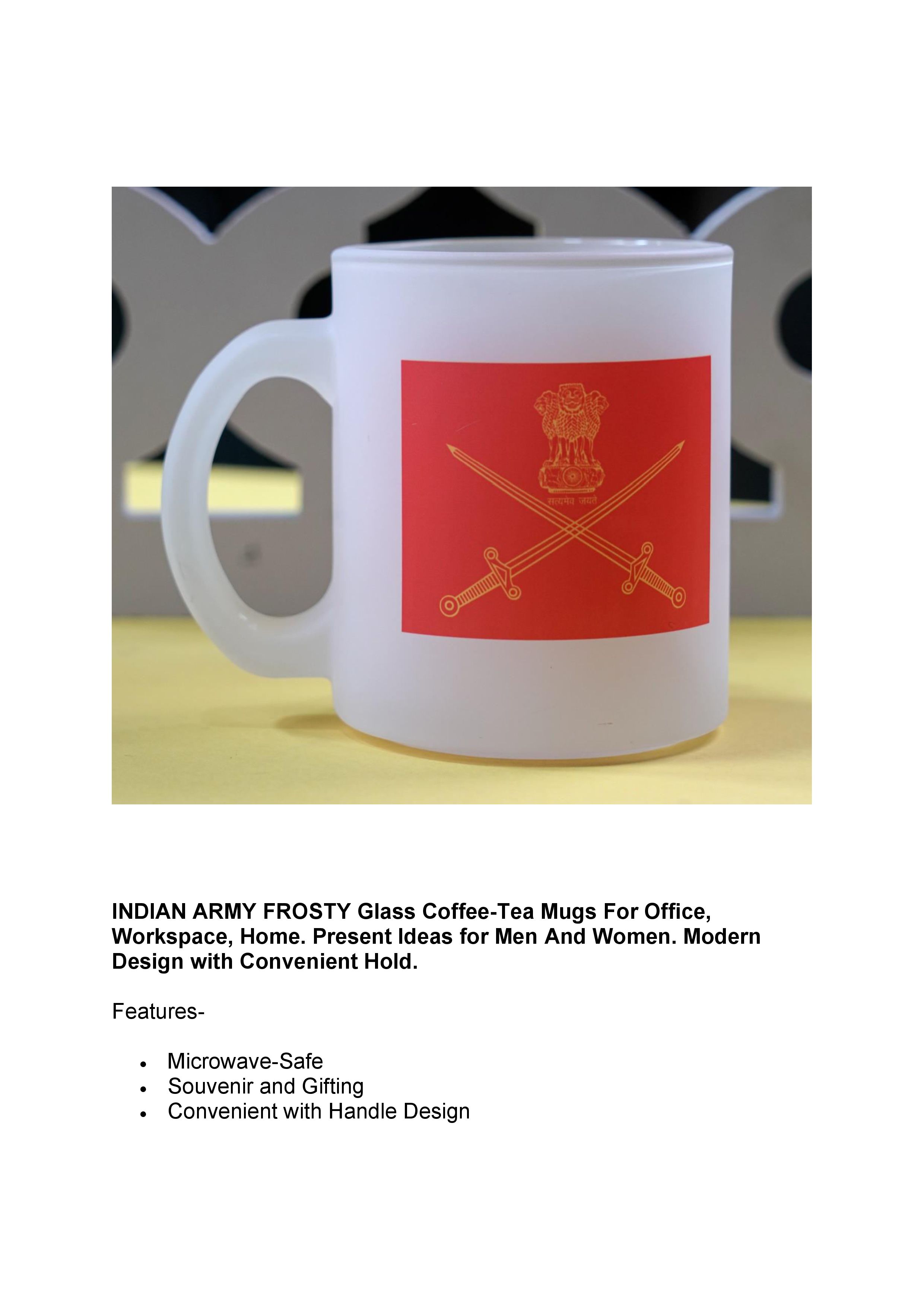 Indian Army Fostered Coffee Mug